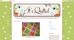 Desktop Screenshot of itsquilted.blogspot.com