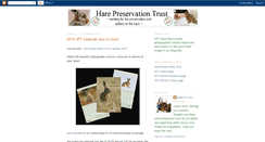 Desktop Screenshot of harepreservationtrust.blogspot.com
