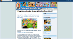 Desktop Screenshot of gameluckyclover.blogspot.com