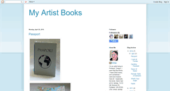 Desktop Screenshot of myartistbooks.blogspot.com