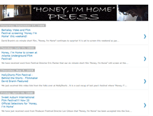 Tablet Screenshot of honeyimhomepress.blogspot.com