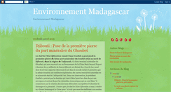 Desktop Screenshot of environnementmadagascar.blogspot.com