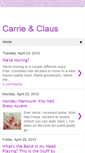 Mobile Screenshot of carrieandclaus.blogspot.com