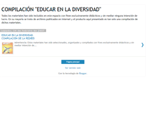 Tablet Screenshot of comedudiversidad.blogspot.com