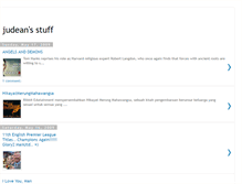 Tablet Screenshot of judeanstuff.blogspot.com
