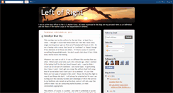 Desktop Screenshot of leftofrightsite.blogspot.com