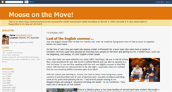Desktop Screenshot of mooseonthemove.blogspot.com