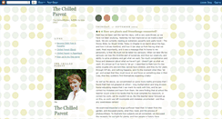 Desktop Screenshot of chilledparent.blogspot.com