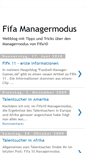 Mobile Screenshot of fifa-managermodus.blogspot.com
