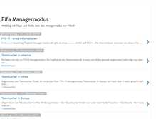 Tablet Screenshot of fifa-managermodus.blogspot.com