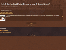 Tablet Screenshot of criforindia.blogspot.com