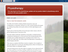 Tablet Screenshot of physiotherapy-sumedha.blogspot.com