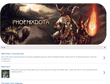Tablet Screenshot of phoenixdota.blogspot.com