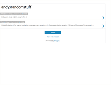 Tablet Screenshot of andyrandomstuff.blogspot.com