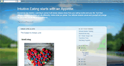 Desktop Screenshot of fine-tuning-eating.blogspot.com