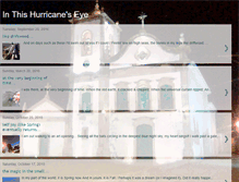 Tablet Screenshot of inthishurricaneseye.blogspot.com