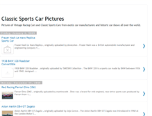 Tablet Screenshot of classic-sportscar-pics.blogspot.com