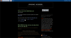 Desktop Screenshot of iphonexcoder.blogspot.com