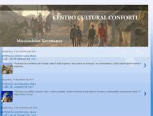 Tablet Screenshot of centroculturalconforti.blogspot.com