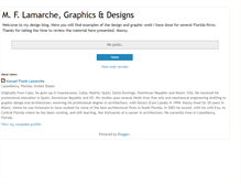Tablet Screenshot of mflamarche-portfolio.blogspot.com