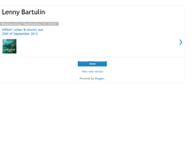 Tablet Screenshot of lennybartulin.blogspot.com