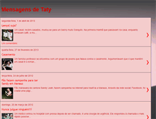 Tablet Screenshot of mensagensdetati.blogspot.com
