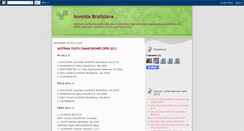 Desktop Screenshot of iuventasynchro.blogspot.com