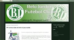 Desktop Screenshot of calangofc.blogspot.com