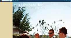 Desktop Screenshot of 2011missiontohaiti.blogspot.com