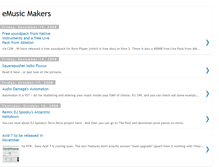 Tablet Screenshot of emusicmakers.blogspot.com