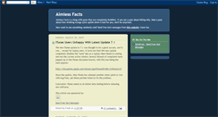 Desktop Screenshot of aimlessfacts.blogspot.com