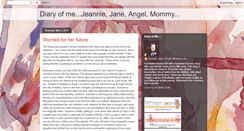 Desktop Screenshot of diaryofjeannie.blogspot.com