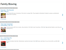 Tablet Screenshot of faintlyblowing.blogspot.com