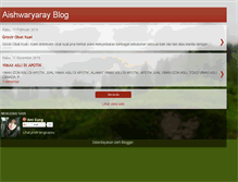 Tablet Screenshot of aishwaryarayblog.blogspot.com