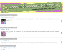 Tablet Screenshot of bloominscrapbooks.blogspot.com