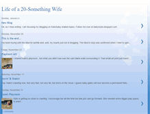 Tablet Screenshot of lifeofa20somethingwife.blogspot.com