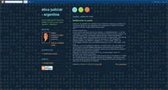 Desktop Screenshot of eticajudicial.blogspot.com