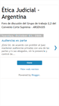 Mobile Screenshot of eticajudicial.blogspot.com