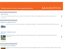 Tablet Screenshot of lamarathonnews.blogspot.com
