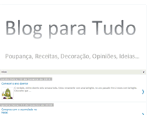 Tablet Screenshot of blog-para-tudo.blogspot.com