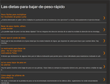 Tablet Screenshot of las-dietas-para-bajar-de-peso-rapido.blogspot.com