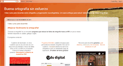 Desktop Screenshot of buenaortografiasinesfuerzo.blogspot.com