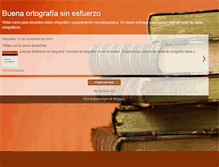 Tablet Screenshot of buenaortografiasinesfuerzo.blogspot.com
