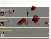 Tablet Screenshot of lilybugandme.blogspot.com