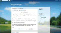 Desktop Screenshot of maggysverden.blogspot.com