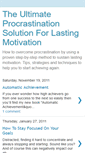 Mobile Screenshot of procrastinationsolution.blogspot.com