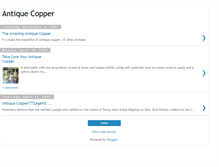 Tablet Screenshot of antiquecopper.blogspot.com