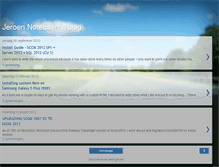 Tablet Screenshot of jeroennotebaertsblog.blogspot.com