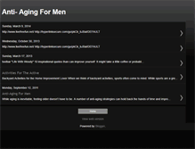 Tablet Screenshot of anti-aging4men.blogspot.com