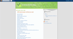 Desktop Screenshot of nrdomacdront4.blogspot.com
